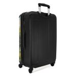 NoBoringSuitcases.com Kinderkoffer, handbagage, harde koffer met TSA-slot, jongens en meisjes, trolley, reiskoffer, draagtas, rolkoffer, klein of middelgroot, 32 Hond in Kleurrijk 
