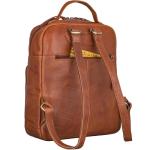 'Wilma' Elegante Rugzak Vrouwen Kleine Leren Rugzak Dames Leren Rugzak DIN A5 Vintage Handtas City Going Out Shopping Daypack Echt Leer, Kleur:texas - bruin