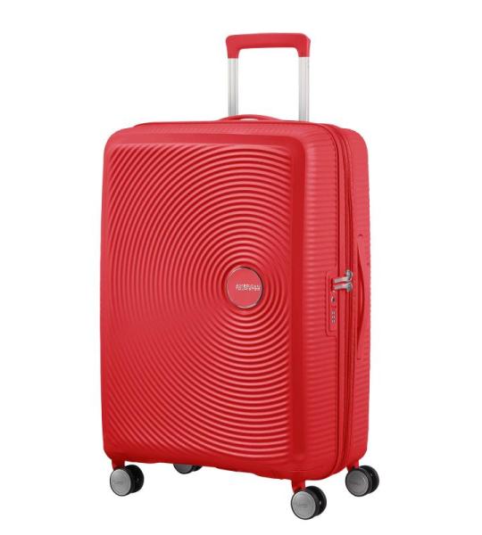 American Tourister Soundbox Spinner Koffer, uitbreidbaar 32462, rood