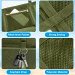 Grote strandtas van mesh voor dames, draagbaar, XXL familie, strandtas voor dames, opvouwbaar en herbruikbaar, grote nettas voor het strand, voor zand, zwemmen, reizen, winkelen, G