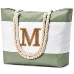 Strandtas, grote tote bag voor dames, reistas, waterdicht, weekendtas, shopper, tassen, strandtas, XXL, familie, opvouwbare schoudertas, sporttas, geschenken voor vrouwen, lichtgro