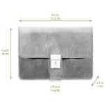 Leren Clutch Portemonnee - Klassieke Kleine Tas - Polstas Voor Heren