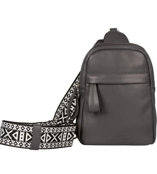 Bags Palina Dames Handtas Sling Bag Rugzak Middelgroot Grijs, grijs, Medium, modern