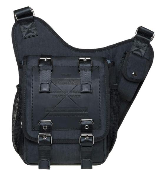 KAUKKO Canvas Tactical Vintage Borsttas Tactical Schoudertas