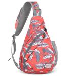 ZOMAKE Borstzak Sling Bag voor heren, diefstalbestendig, crossbody bag voor mannen en vrouwen, schoudertas voor outdoor, fietsen, reizen, wandelen