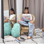 New Rebels Bts 3 Schooltas met laptopvak Soft Pink