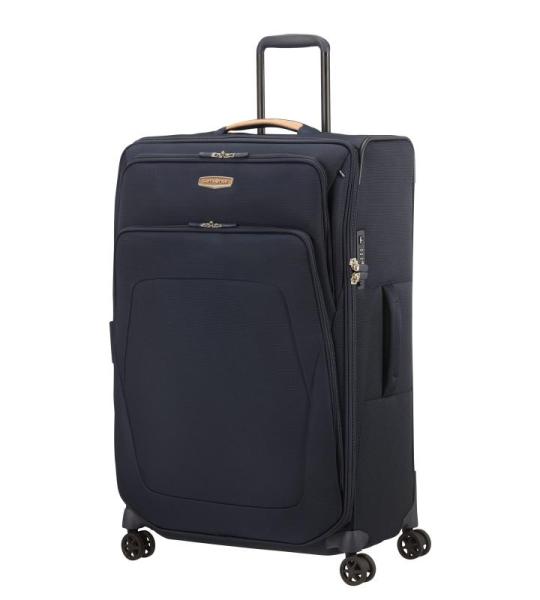 Samsonite Spark SNG ECO - Spinner L, Erweiterbar Koffer, 79 cm, 124/140 L, Blau (Eco Blue)