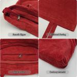 Uniseks schoudertas voor dames, tote bag, corduroy tas, grote schoudertas, shopper, handtas, casual, crossbody tas voor school, universiteit, kantoor, werk, reizen, uitstapjes, win