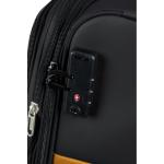 American Tourister Daring Dash - Spinner S, Erweiterbar Handgepäck, 55 cm, 39/46 L, Schwarz/Gelb (Black/Yellow)