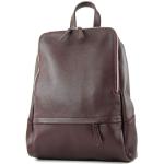 Modamoda.de T138 Italiaanse damesrugzak van leer, bordeaux2, Medium