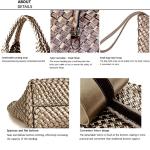 JINMANXUE Unisex Fashion Woven Bag Damen-Tragetasche