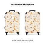 NoBoringSuitcases.com Handbagage, harde koffer met TSA-slot, jongens en meisjes, trolley, reiskoffer, draagtas, rolkoffer, klein of middelgroot, 27 Boho Feeling, koffer