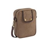 , Journey Schoudertas voor heren, zand, 16x8x21,5 cm, Schoudertas