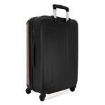 NoBoringSuitcases.com Handbagage, harde koffer met TSA-slot, voor volwassenen en vrouwen, trolley, reiskoffer, draagtas, rolkoffer, klein of middelgroot, 17 Karo Groove, koffer