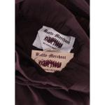 Dames schoudertas/buideltas - met gevlochten band - middeleeuwen - canvas - bruin