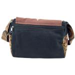 GURU SHOP Schoudertas, hippietas, Goa tas, groen, heren/dames, katoen, 23 x 28 x 12 cm, alternatieve schoudertas, handtas van stof