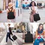 Damesrugzak, anti-diefstalrugzak, nylon, schooltas, dames, reizen, werk, tas, casual, dagrugzak, vintage schouderrugzak