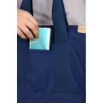 Middelgrote handtas voor dames, canvas, tas, schoudertas, shopper voor boeken, dagelijks gebruik, werk, grijs L, L(42cmx31cmx16cm)