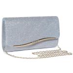 Clutch voor dames, fonkelende kettingavondtas, modieuze tas, handtas, elegante omslagtas, crossbody voor nieuwjaarsbal, bruiloft, feest en bruiloft, 04, blauw