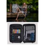 Hauptstadtkoffer Rolkoffer, middelgroot/groot, harde schaal van ABS, 4 rubberen zwenkwielen, voldoet aan TSA-eisen Mitte, mat wit.