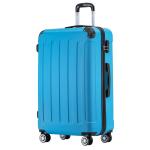 BEIBYE Harde koffer, trolleykoffer, rolkoffer, reiskoffer, handbagage, 4 wielen, M/L/XL, turquoise