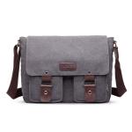 FANDARE Canvas Messenger Bag Schoudertas 7,9 inch iPad Tas Schoudertas Unisex Canvas Tas Werktas voor Mannen en Vrouwen, Heren/Dames Reizen Schoudertas