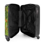 NoBoringSuitcases.com Kinderkoffer, handbagage, harde koffer met TSA-slot, jongens en meisjes, trolley, reiskoffer, draagtas, rolkoffer, klein of middelgroot, 25 jungledieren, kind