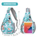 ZOMAKE Borstzak Sling Bag voor heren, diefstalbestendig, crossbody bag voor mannen en vrouwen, schoudertas voor outdoor, fietsen, reizen, wandelen