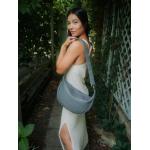 Mademoiselle.M M70 Half-Moon Bag Eucalyptus