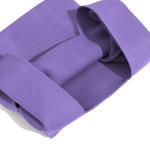 Vrouwen Handvat Tassen Polsbandjes Effen Kleur Gift Bag Cross-Body Gebreide Mouw Knoop Tas Kleine Leuke Draagbare Portemonnee Opvouwbare Tote, Paars, Solid-paars