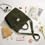 Dameshandtas, canvas shopper, schoudertas, casual, groot, voor school, werk, dagelijks gebruik, winkelen