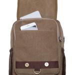 KAUKKO Canvas Tactical Vintage Borsttas Tactical Schoudertas