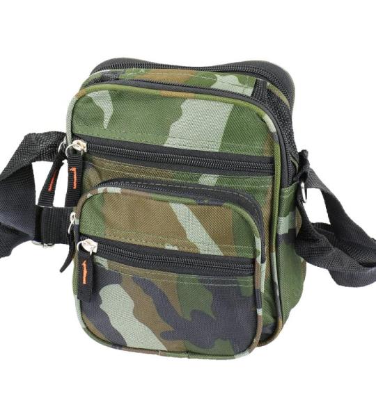 SOTALA Camouflage schoudertas voor heren, werktas, militaire herentas, schoudertas, messenger crossbody tas, borstzak, Meerkleurig