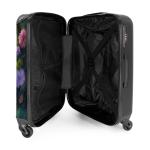 NoBoringSuitcases.com Kinderkoffer, handbagage, harde koffer met TSA-slot, jongens en meisjes, trolley, reiskoffer, draagtas, rolkoffer, klein of middelgroot, 22 kat in de natuur, 