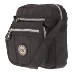 Christian Wippermann Kleine dames handtas crinkle nylon schoudertas tas