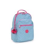 SEOUL Grote rugzak, Dreamy Geo C (Blauw)