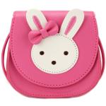 Ondeam Kleine Kaninchen Ohr Bogen Crossbody Geldbörse, PU Schulter Handtasche für Kinder Mädchen Kleinkinder