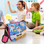True Statements Kinderdagtas met naam voor meisjes en jongens – schoudertas voor kinderen gepersonaliseerd met naam – kindertas als cadeau voor de eerste schooldag, kinderdagve