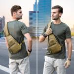 Tactische Militaire Borst Tas Crossbody Schouder Sling Pack Rugzak