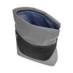 Unisex 3152300500 schoudertas ringen logo tas, met tabletvak voor 11 inch tablets, grijs/zwart, grijs