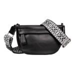 Palina schoudertas voor dames, zwart, zwart, Small
