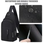JSTHHTT Gym Shoulder Bags: Sling Bag Dames Klein, Sling Rugzak Dames, Enorm Rugzak - Sportschoudertas voor Mannen en Vrouwen, Borstzak Heren Dames - Ideaal voor Reizen, Sport en Vr