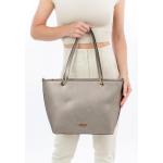 Shopper TAS Anja 33017 dames handtas uni, Darksilver 833, Eén Maat