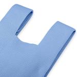 Vrouwen Handvat Tassen Polsbandjes Effen Kleur Gift Bag Cross-Body Gebreide Mouw Knoop Tas Kleine Leuke Draagbare Portemonnee Opvouwbare Tote, Blauw, Solid-blauw