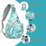 ZOMAKE Borstzak Sling Bag voor heren, diefstalbestendig, crossbody bag voor mannen en vrouwen, schoudertas voor outdoor, fietsen, reizen, wandelen