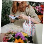 GALPADA 2 stuks schoudertas met grote inhoud casual handtas esthetische draagtassen herbruikbare boodschappentassen schattige boodschappentas voor vrouwen schoudertas Oxford-stof