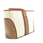 Kerima Tote Natural/Latte Logo