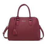 - Dames Bugatti Handtas Draagtas - Shopper Tote PU Leer Schoudertas - Veel Zakken Vakken Rits Crossbodytas - Vrouwen Meisje Tassen - Mode Stad Werk - Rood