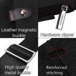 borsttas met draagriem, schoudertas, crossbody tas, anti-diefstal waterdichte tassen, cover pack rugzak voor fietsen, wandelen, reizen voor mannen en vrouwen, Zwart, S