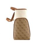 Kerima Tote Natural/Latte Logo